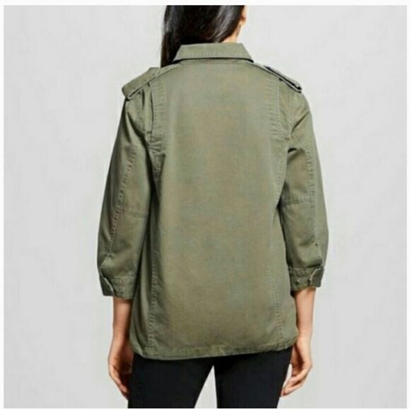 Who What Wear Army Green Utility Jacket Medium - Picture 2 of 9